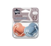 TT latex soother 6-18 month cherry 2s