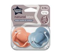 Tommee Tippee Cherry Latex Soother 6-18m 2pk