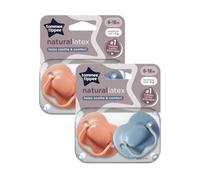 Tommee Tippee Cherry Latex Soother 6-18M 2Pk X2
