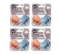 Tommee Tippee Cherry Latex Soother 6-18M 2Pk X4