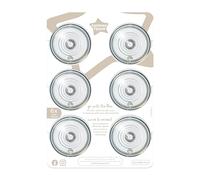 Tommee Tippee Closer to Nature Baby Bottle Teats, Breast-Like, Anti-Colic Valve, Soft Silicone, Thick Flow, 6m+, Pack of 6,Clear