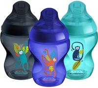Tommee Tippee Closer To Nature Anti-colic Jungle baby bottle Slow Flow Blue 0m+ 3x260 ml