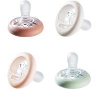 Tommee Tippee Closer to Nature Breast Like Soothers 0-6m - Pack of 4- NEW IN BOX