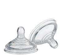 Tommee Tippee Closer to Nature Baby Bottle Teats Medium Flow, 3m+, Pack of 6