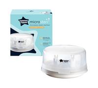 Tommee Tippee Micro-Steam Microwave Steriliser│Natural Steam Steriliser│White