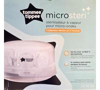 Tommee Tippee Closer to Nature Microwave Steam Steriliser Holds - 4 x Bottles