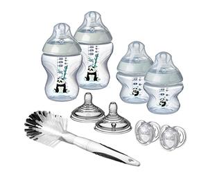 Tommee Tippee Closer to Nature Newborn Bottle Starter Kit, Pip The Panda