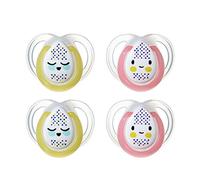 Tommee Tippee Closer to Nature Night Time Newborn Baby Pacifier, 0-6 Months 2 Pack