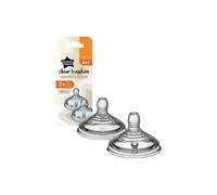Tommee Tippee Closer to Nature Teat Fast Flow 6+ months Pack of 2