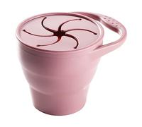 Tommee Tippee Collapsible Silicone Snack Pot with Spill-Proof Lid, Perfect for Baby Weaning, Food Grade Silicone, Dishwasher and Steriliser Safe, Assorted Colours