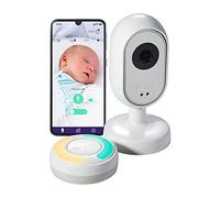 Tommee Tippee Dreamsense Smart Baby Monitor, Night Vision Range 10 Metres, 2-Way Talk Audio, Safe Secure App-Enabled, Tilt, Pan, Zoom Camera, Wireless Parent Pod, Customisable Alerts & Sleep Tracking