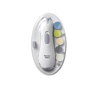 Tommee Tippee Electric Baby Nail File Six Filing Heads | LED Light and Adjustable Speed and Direction Settings, Suitable for Baby and Adult Use