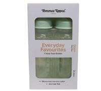 Tommee Tippee Everyday Favourites Classic Start Bottles Green 2 x 250ml