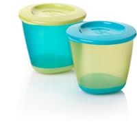 Tommee Tippee Explora 4 oz Pop Up Weaning Pots (2-Pack), TT-FED02