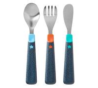Tommee Tippee First Cutlery Set 12m+ Chunky Handles | BPA Free and Dishwasher Safe