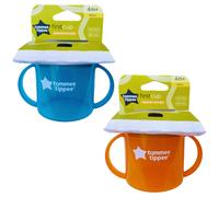 Tommee Tippee Free Flow First Cup Sippy Cup with Fold-Down, Leak-Proof