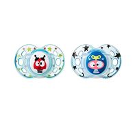 Tommee Tippee Fun Soother, 18 to 36 Months, Green, Pack of 2