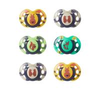 Tommee Tippee, Silicone Fun Style Soother (18-36 Months) - 6 Pack