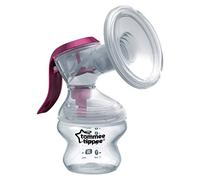 Tommee Tippee Made for Me Manual Breast Breast Pump Ergonomic Handle BPA Free Transparent
