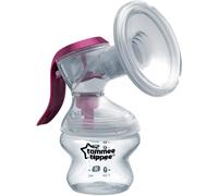 Tommee Tippee Made for Me Manual Breast Milk Pump Ergonomic Handle BPA Transparent