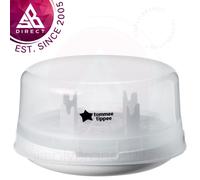Tommee Tippee Micro-Steam Microwave Steriliser│Natural Steam Steriliser│White