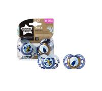 Tommee Tippee Moda Silicone Soothers, Orthodontic Design, 18-36m, 2 Pack
