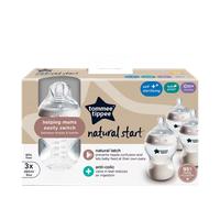 Tommee Tippee Natural Start 0+ Months Baby Bottles Set - 3 x 150 ml