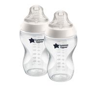 Tommee Tippee Natural Start 3+ Month Baby Feeding Bottle - 2 x 340 ml