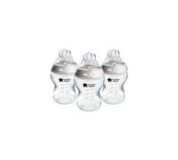 Tommee Tippee Natural Start Anti-Colic Baby Bottle, 260 ml, 0+ months, Slow Flow Breast-Like Teat for a Natural Latch, Anti-Colic Valve,