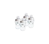 Tommee Tippee Natural Start Anti-Colic Baby Bottle, 340 ml, 3+ months, Medium Flow Breast-Like Teat for a Natural Latch, Anti-Colic Valve,