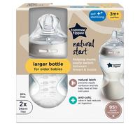 Tommee Tippee Natural Start Baby Bottles 340ml 2pk