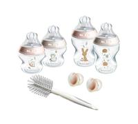Tommee Tippee Closer to Nature Newborn Anti-Colic Baby Bottle Starter Kit, Breast-Like Teats for a Natural Latch, Anti-Colic Valve, Mixed Sizes, Purple
