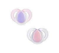 Tommee Tippee Closer to Nature Night Time Soother 18-36m 2 Pack Assorted