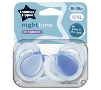 Tommee Tippee Night Time Soother 18-36 months Pack of 2 Assorted