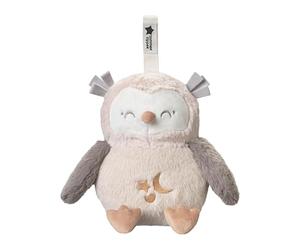 Tommee Tippee OllieOwl Deluxe Sound and Light Sleep Aid Automatic CrySensor | 3 Natural Sounds and 3 Lullabies, Adjustable Volume, Soft Plush Fabric