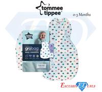 Tommee Tippee Original Snuggle Sleepbag/Easy Swaddle 0-3 Months Cat & Mouse