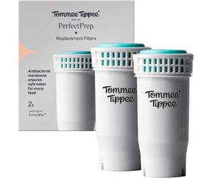 Tommee Tippee Perfect Prep Replacement Filter, Pack of 2, Compatible with All Pe