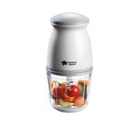 Tommee Tippee Quick-Chop Mini Baby Food Blender and Chopper for all Stages of Weaning, Durable Glass Bowl and Stainless Steel Blades, 500ml Capacity,