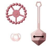 Tommee Tippee Silicone Comfort Gift Set Ultra-Light Soother, Carry Case & Teething Ring 0-6m+