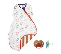 Tommee Tippee, Silicone Limited Edition Swaddle Bag And Soother Gift Set, 0-3M, 1.0 Tog, 60-Year Anniversary, White