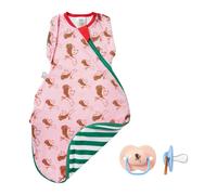 Tommee Tippee, Silicone Limited Edition Swaddlebag And Soother Gift Set, 0-3M, 1.0 Tog, 60-Year Anniversary, Pink