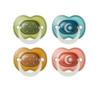 Tommee Tippee, Silicone Nightglow Soother, 18-36M - 4 Pack