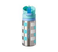 Tommee Tippee, Silicone On The Go Stainless Steel Insulated Bottle Flask, 355Ml, Blue - 1 Pack