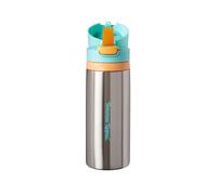 Tommee Tippee, Silicone On The Go Stainless Steel Insulated Bottle Flask, 500ml - 1 Pack