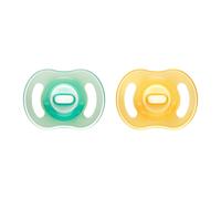 Tommee Tippee, Silicone Ultra-Light Stayput Day And Night Soothers, 0-6M - 2 Pack