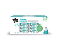 Tommee Tippee Simplee Sangenic Refill Cassettes Pack of 6 Refill Casse
