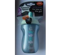 Tommee Tippee Sportee Bottle - 12+ Months - Girl -Dream Big - Blue & Green, Spill Proof