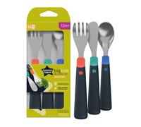 Tommee Tippee Stainless Steel First Cutlery Set, Suitable for 12m+, Kids