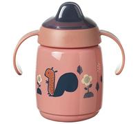 Tommee Tippee Superstar Sippee, Trainer Sippy Cup for Babies with INTELLIVALVE Leak and Shake-Proof Technology and BACSHIELD Antibacterial Technology, 6m+, 300ml, Pack of 1, Pink