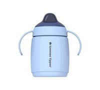 Tommee Tippee Superstar Trainer Sippy Cup for Toddlers, INTELLIVALVE 100% Leak-Proof & Shake-Proof Antimicrobial Technology (10oz, 6+ Months, 1 Count), Blue